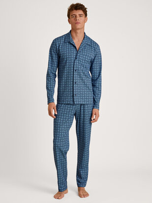 CALIDA Relax Streamline Pyjama insignia-blau