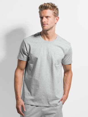 ISA Loungewear Shirt grau-meliert
