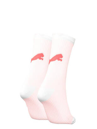 PUMA Cat Logo Rib Socks weiss-pink