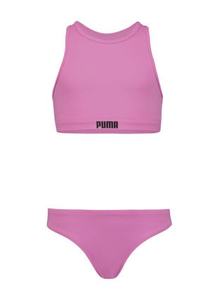 PUMA Girls Swim Racerback Bikini-Set opera-mauve