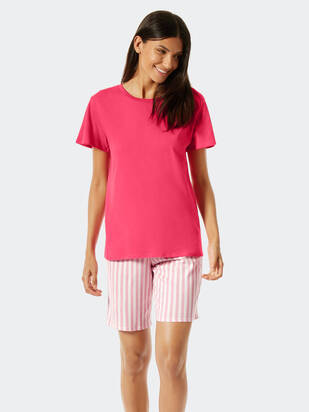 SCHIESSER Pyjama kurz pink
