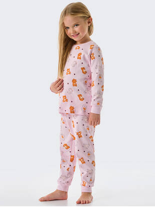 SCHIESSER Girls Pyjama lang rosa