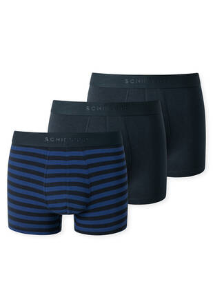 SCHIESSER Shorts Organic Cotton 95/5 blau