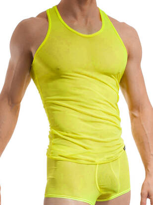WOJOER Muscle Shirt Beach & Underwear yellow